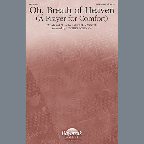 Product picture to: Oh, Breath Of Heaven (A Prayer For Comfort) (arr. Heather Sorenson)