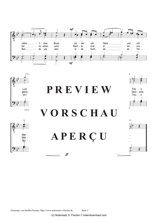 Product gallery: Page 3 of 3 Lied der Freiheit  , , (male choir)