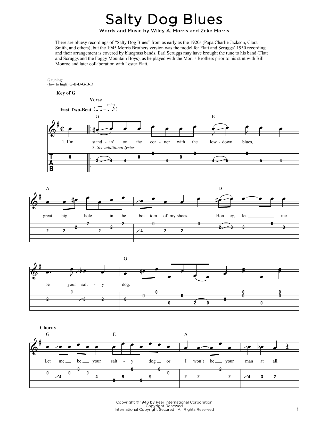 Produktbild zu: Salty Dog Blues