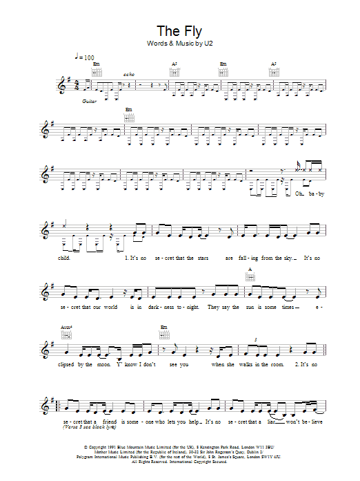 Produktgalerie: Seite 1 von 1 The Fly, U2, Melodieinstrument