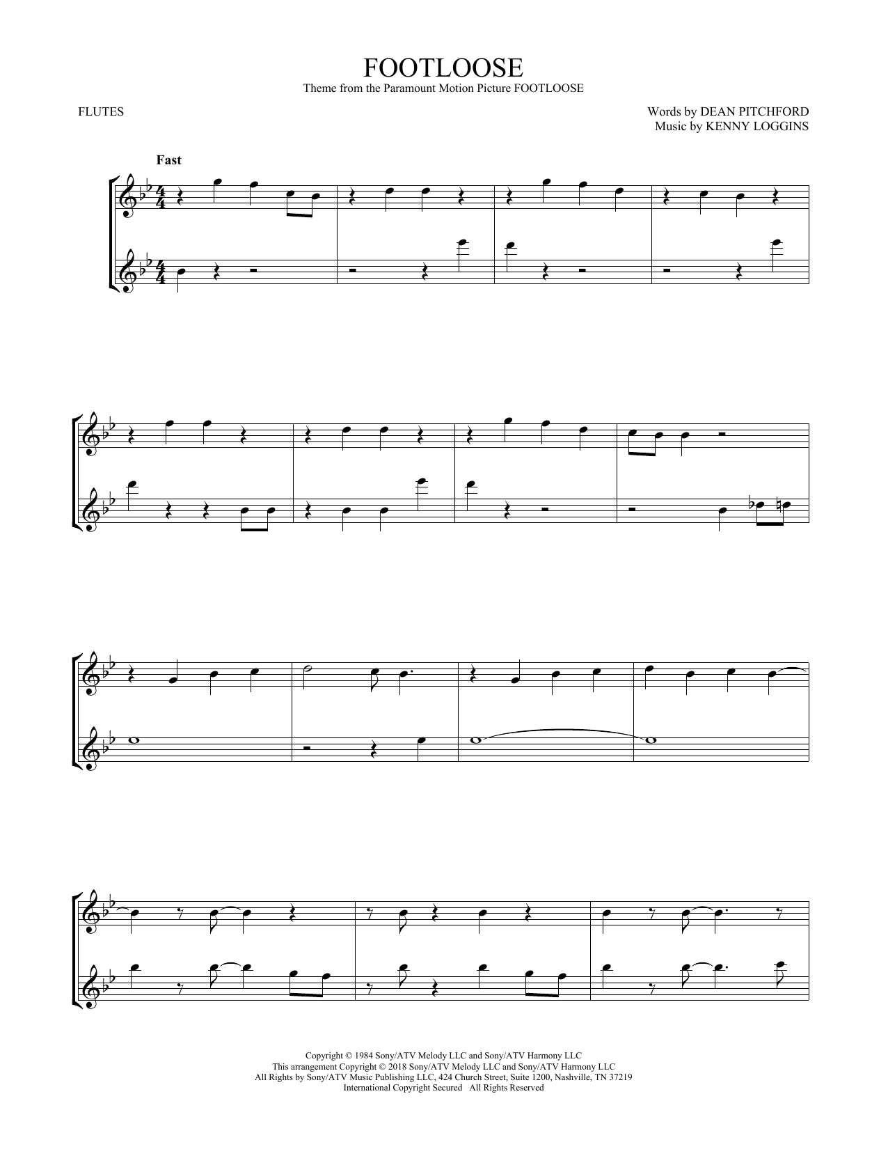 Product gallery: Page 1 of 1 Footloose, Kenny Loggins