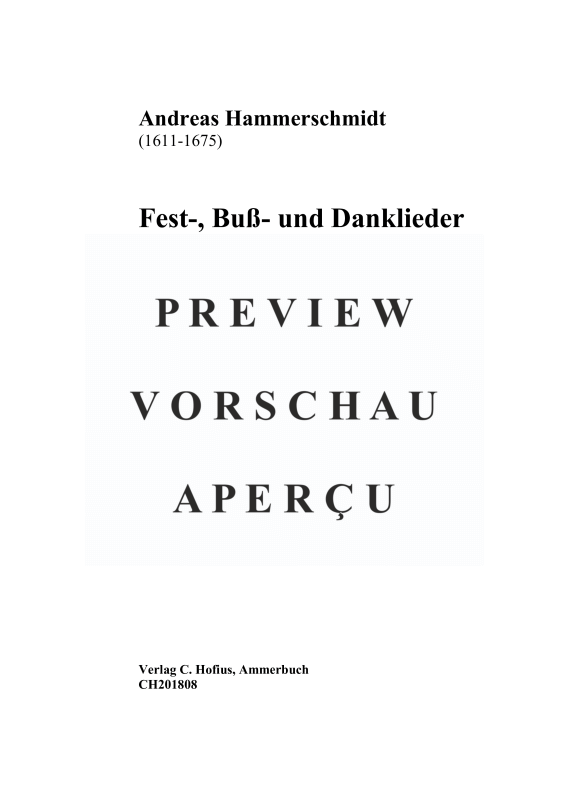 gallery: Fest-, Buß- und Danklieder (1658) - Band 2, , (1-5 Stimmen, 4-6 Instrumente, B.C.)
