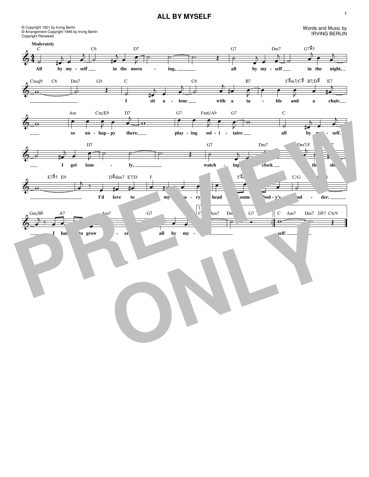 Produktbild zu: All By Myself