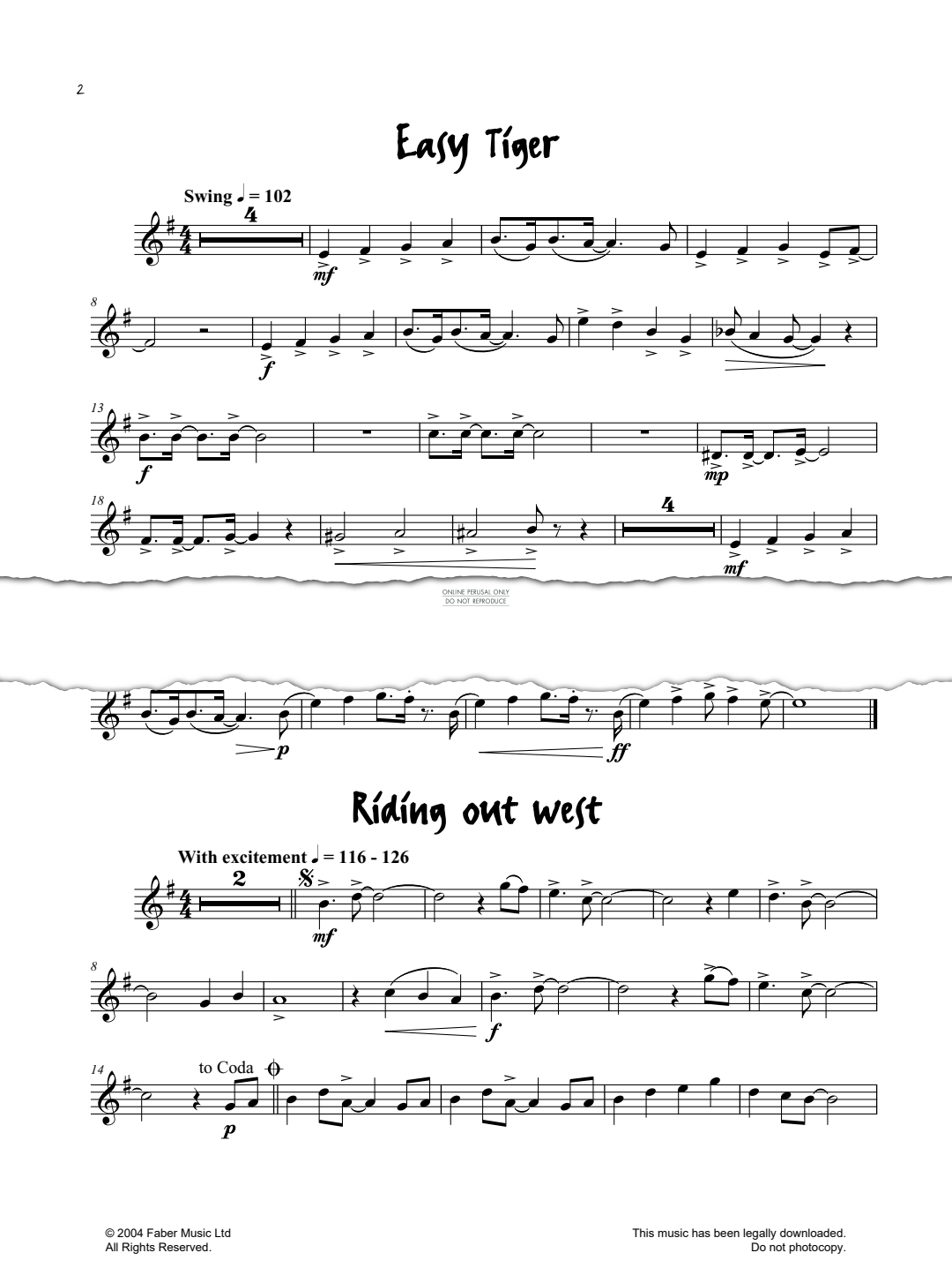 Product gallery: Page 1 of 1 Easy Tiger  (from 'Really Easy Jazzin' About'), Pam Wedgwood