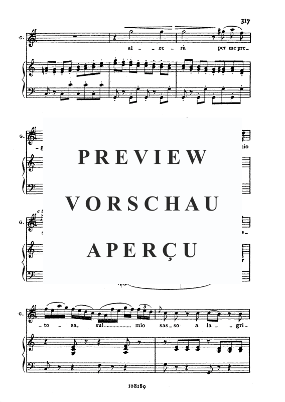 Produktgalerie: Seite 5 von 6 Tu vedrai la sventurata, , Tenor und Klavier