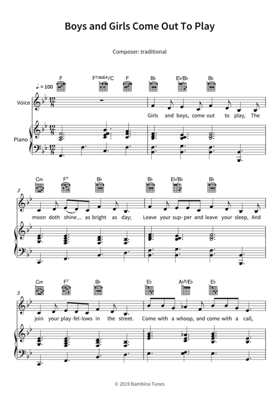 Produktbild zu: Boys and Girls Come Out To Playtraditional