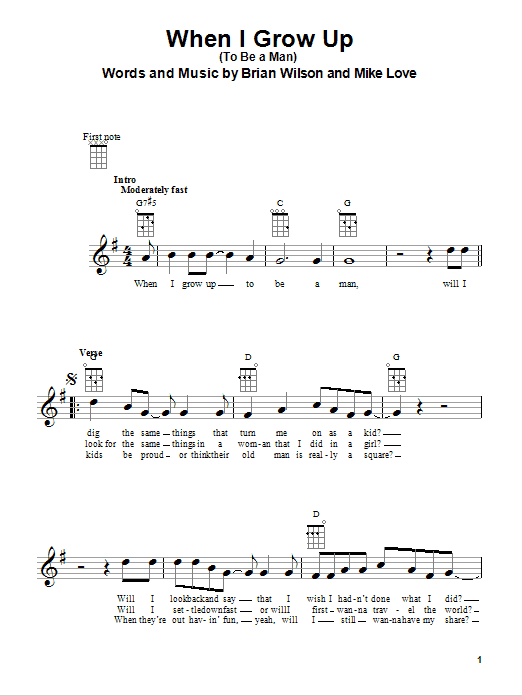 Product gallery: Page 1 of 1 When I Grow Up (To Be A Man), The Beach Boys
