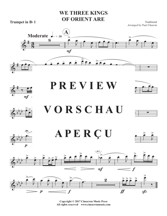 Product gallery: Page 6 of 12 We Three Kings of Orient Are , , (Trumpet ensemble 1-7 trumpets)