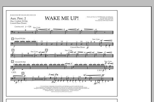 Produktbild zu:  Wake Me Up! - Aux. Perc. 2 - Tom Wallace
