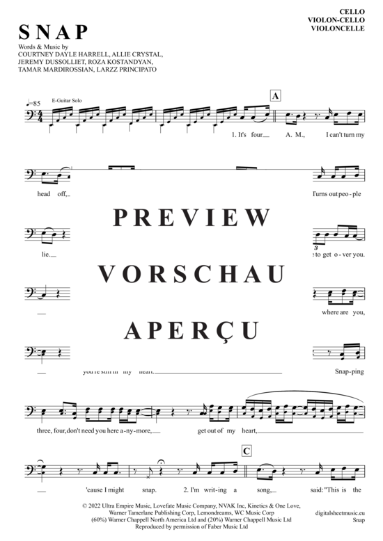 Produktgalerie: Seite 2 von 4 Snap , Linn Rosa, (Violoncello)