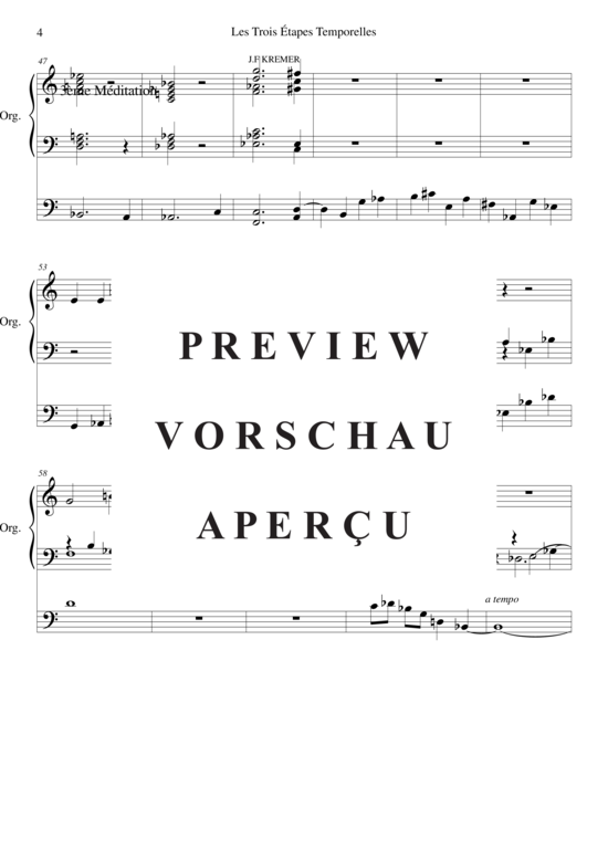 Product gallery: Page 5 of 7 Les Trois Etapes Temporelles , , (Orgel Solo)