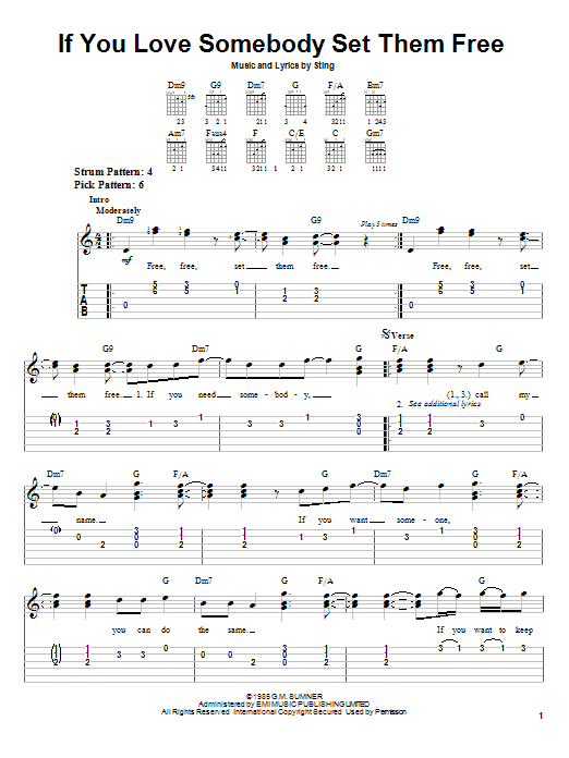 Product gallery: Page 1 of 1 If You Love Somebody Set Them Free, Sting
