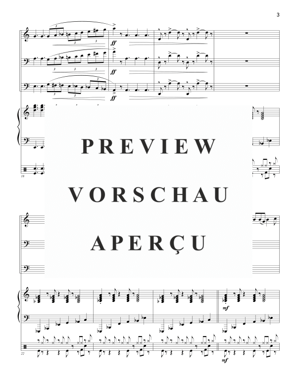 Produktgalerie: Seite 7 von 11 Intrepideedoodah, , (Ensemble Trompete, Euphonium, Tuba, Klavier und Drum Set)