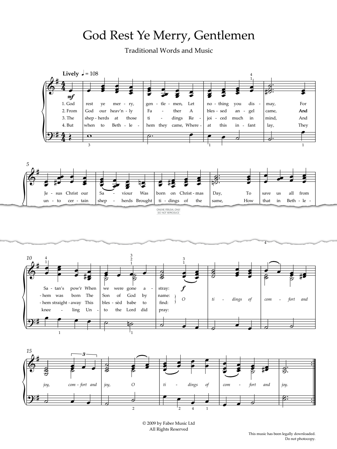 Product gallery: Page 1 of 1 God Rest Ye Merry Gentlemen, Traditional