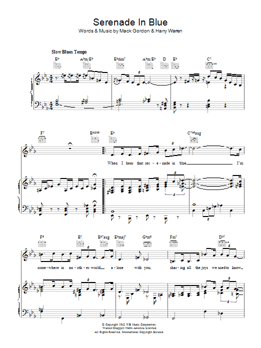 Product gallery: Page 1 of 1 Serenade In Blue, Frank Sinatra