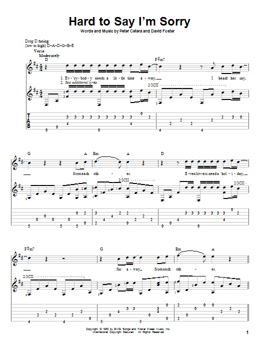 Product picture to:  Hard To Say I'm Sorry - Chicago