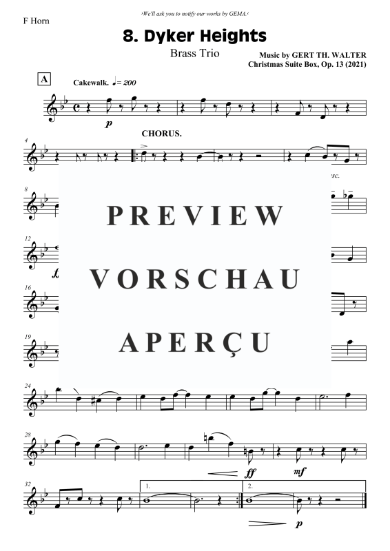 Produktgalerie: Seite 5 von 6 Dyker Heights, , (Blechbläser Trio)