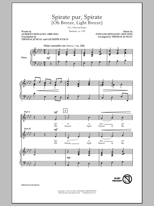 Produktbild zu: Spirate Pur, Spirate (Oh Breeze, Light Breeze)