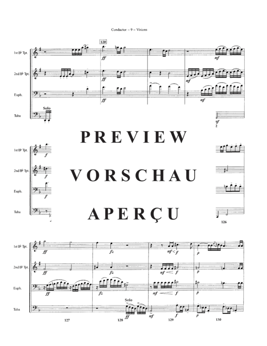 Produktgalerie: Seite 12 von 21 Visions , , (Blechbläserquartett 2x Trompete, Euphonium + Tuba)