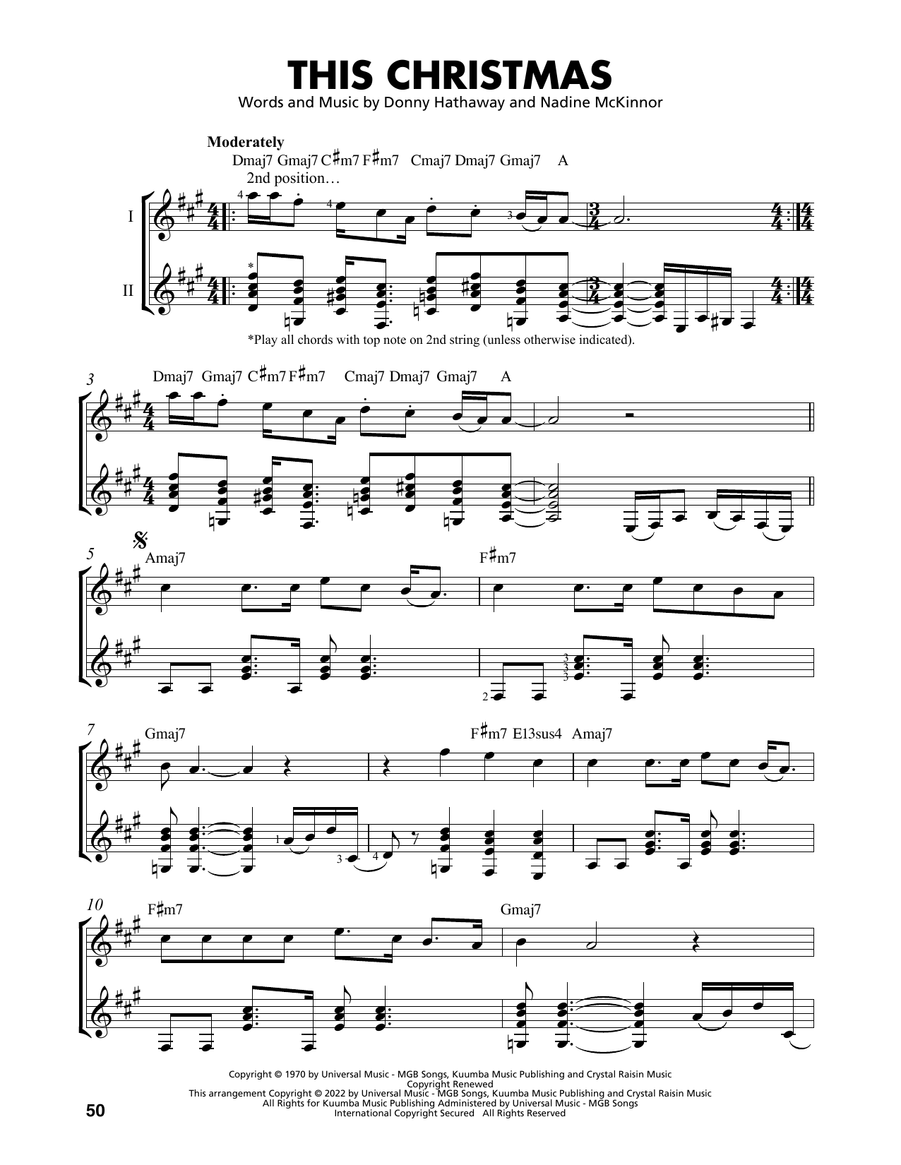 Product picture to: This Christmas (arr. Mark Phillips)