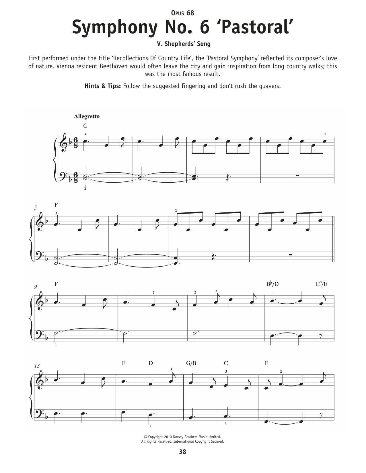Produktbild zu: Symphony No. 6 In F Major ("Pastoral"), First Movement Excerpt