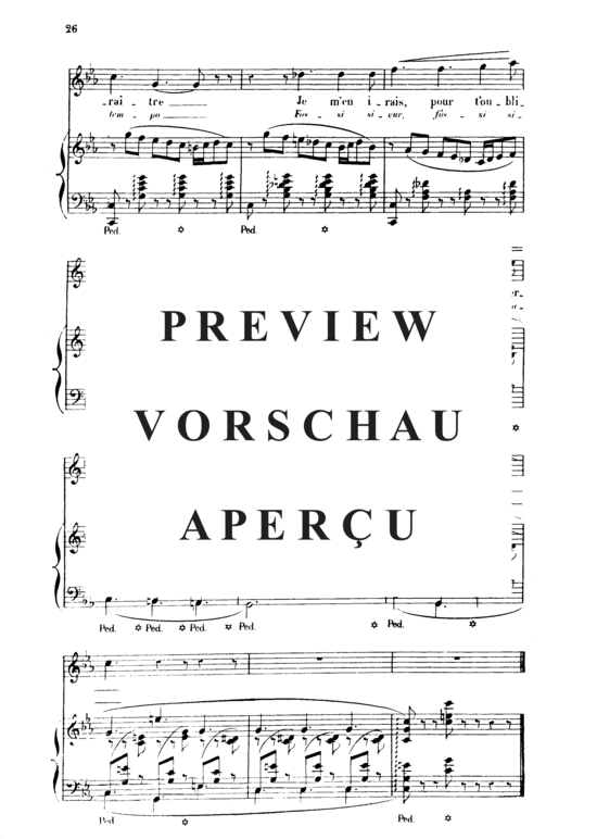 gallery: Sérénade toscane Op. 3 No.2 , , (Gesang hoch + Klavier)