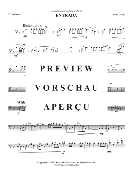 Product gallery: Page 3 of 4 Entrada , , (Trombone solo)
