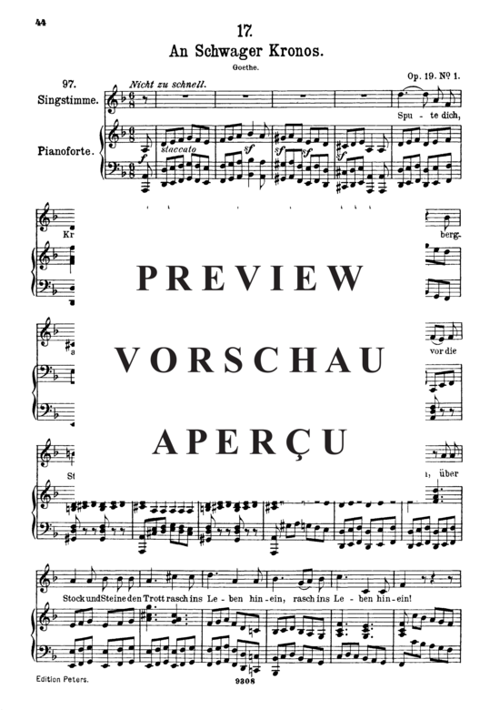 gallery: An Schwager Kronos D.369 , , (Gesang hoch + Klavier)