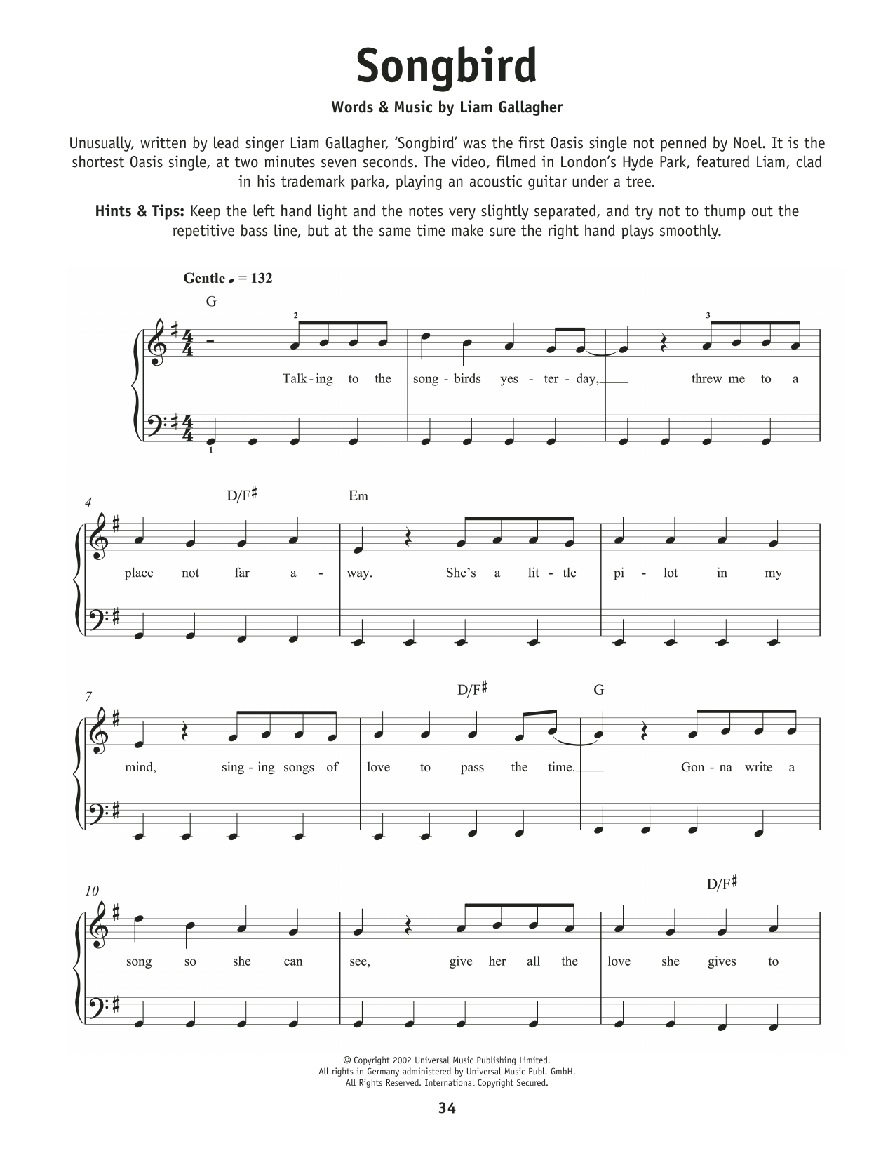 Produktbild zu: Songbird