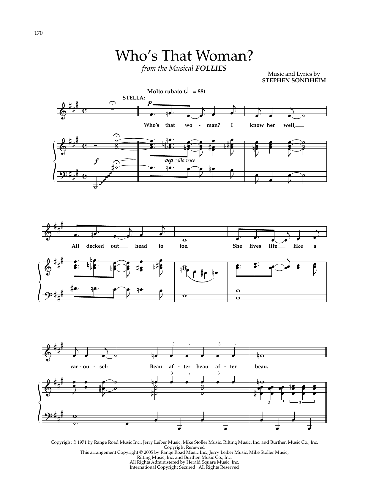 Produktbild zu: Who's That Woman? (from Follies)