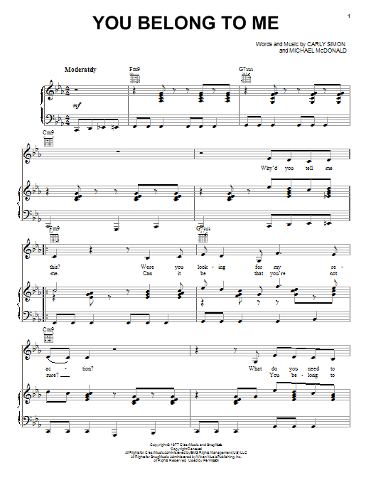 Product picture to:  You Belong To Me - The Doobie Brothers