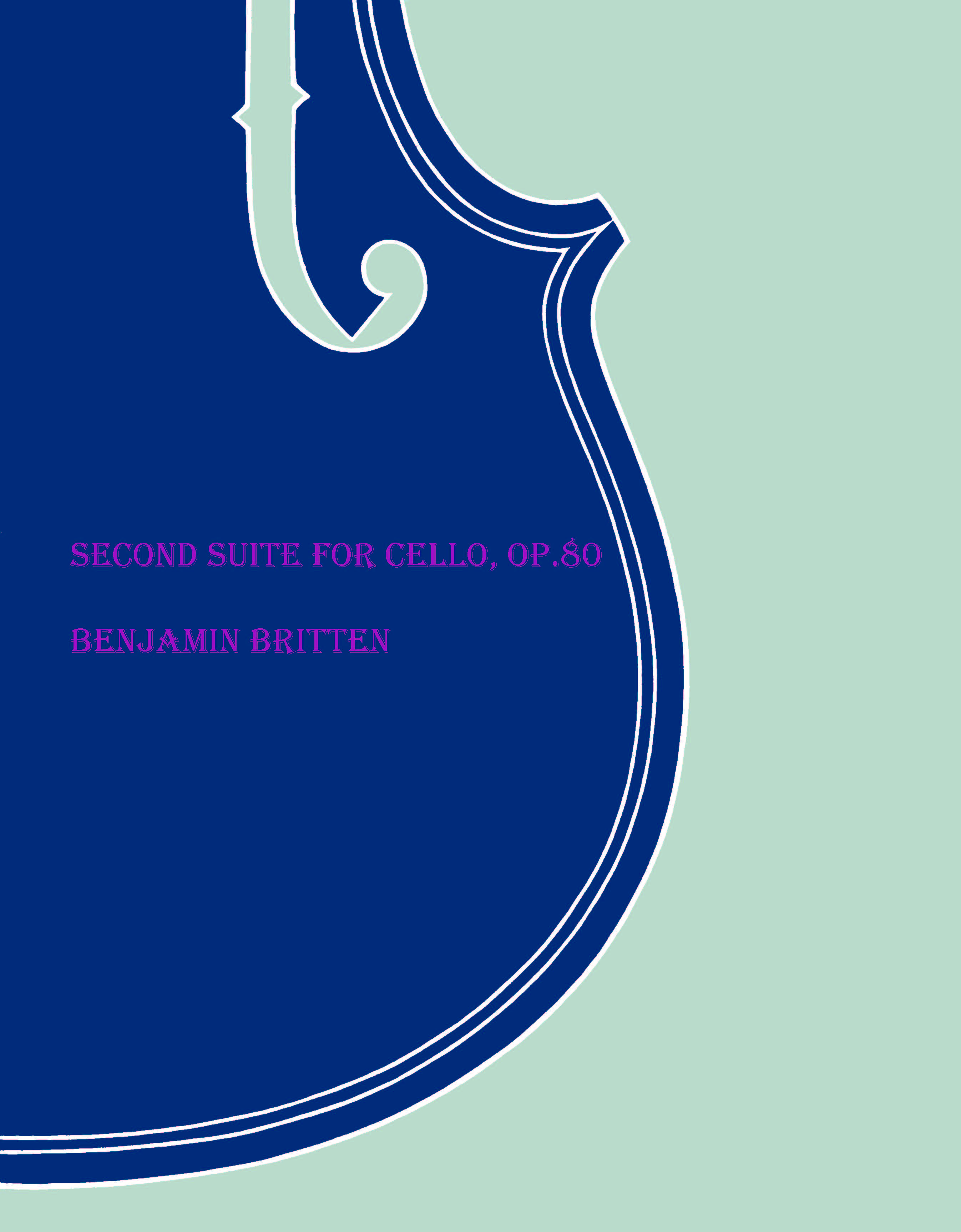 Produktbild zu: Second Suite For Cello, Op.80