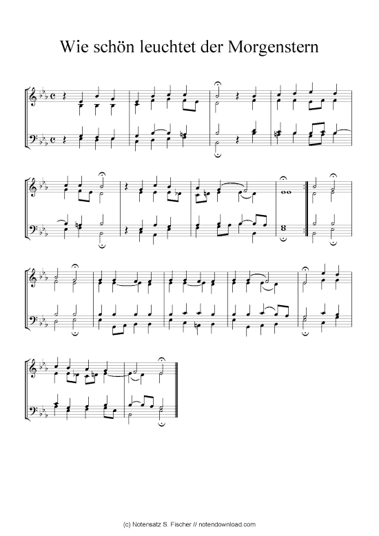 Product picture to: Wie schön leuchtet der Morgenstern Johann Ch. G. Stade (Hrsgb.), 1830