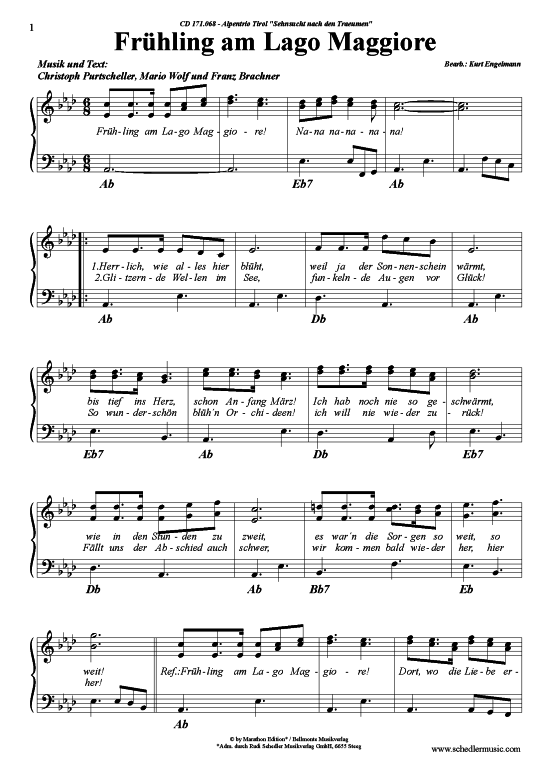 Produktgalerie: Seite 1 von 4 Frühling am Lago Maggiore , Alpentrio Tirol, Klavier und Gesang