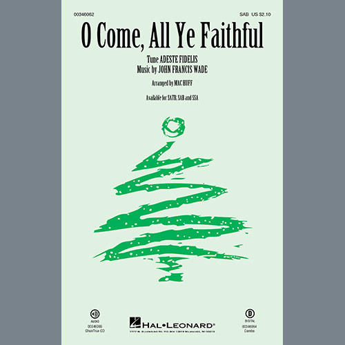 cover: O Come, All Ye Faithful (arr. Mac Huff), John Francis Wade, Chor