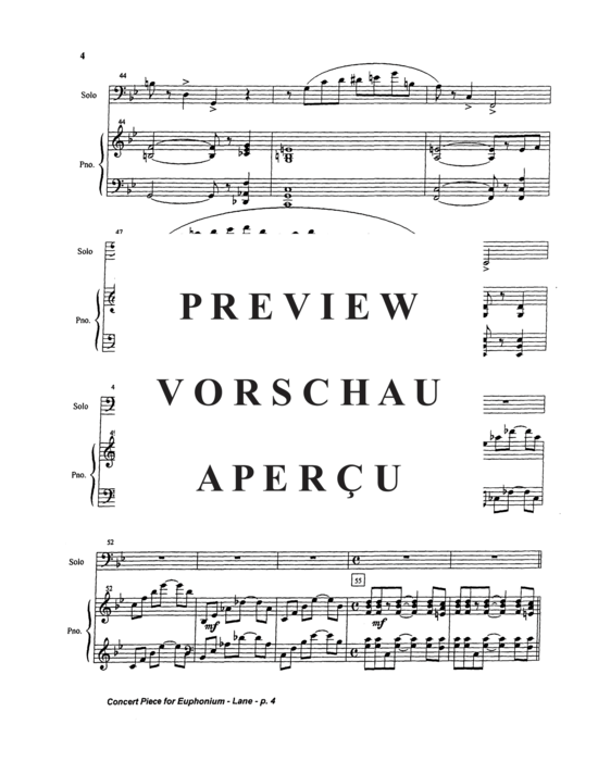 Product gallery: Page 6 of 12 Concert Piece for Euphonium , , (euphonium + piano)