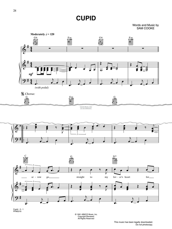 Produktgalerie: Seite 1 von 1 Cupid, Sam Cooke, Gesang, Gitarre, Klavier