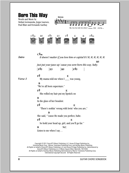 Product picture to:  Born This Way - Lady Gaga