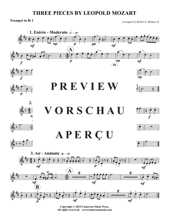 Produktgalerie: Seite 5 von 9 Drei Stücke , , (Blechbläserquintett)