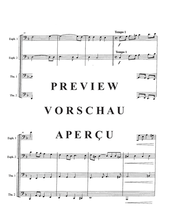 Product gallery: Page 10 of 21 Canzona in d , , (Tuba Quartett EETT)