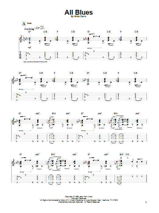 Produktbild zu: All Blues