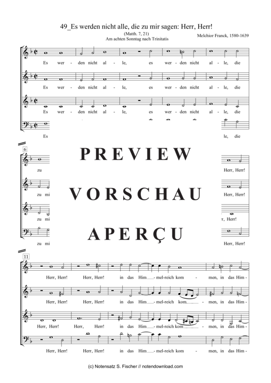 Product gallery: Page 2 of 3 Es werden nicht alle, die zu mir sagen: Herr, Herr! , , (mixed choir)