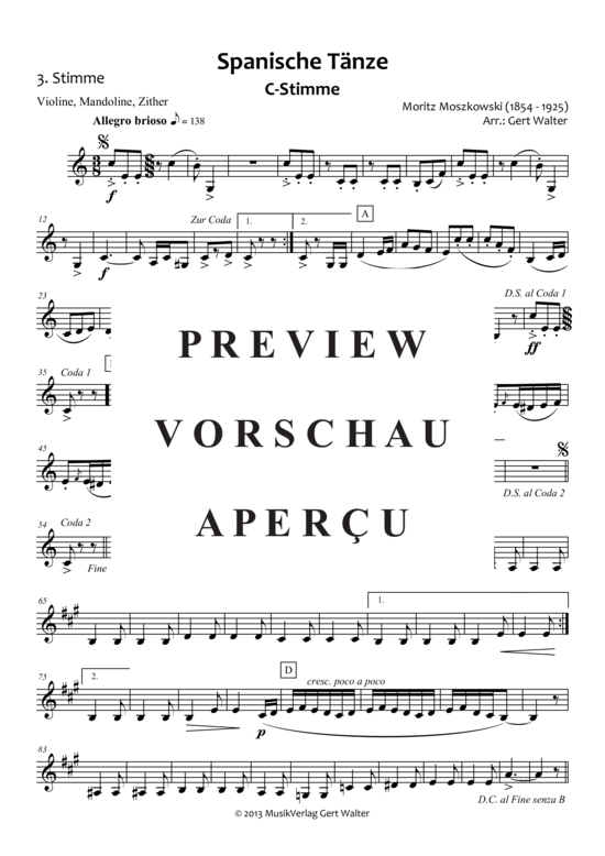 Produktgalerie: Seite 16 von 21 Spanische Tänze Opus 12 , , (Quintett flexible Besetzung)