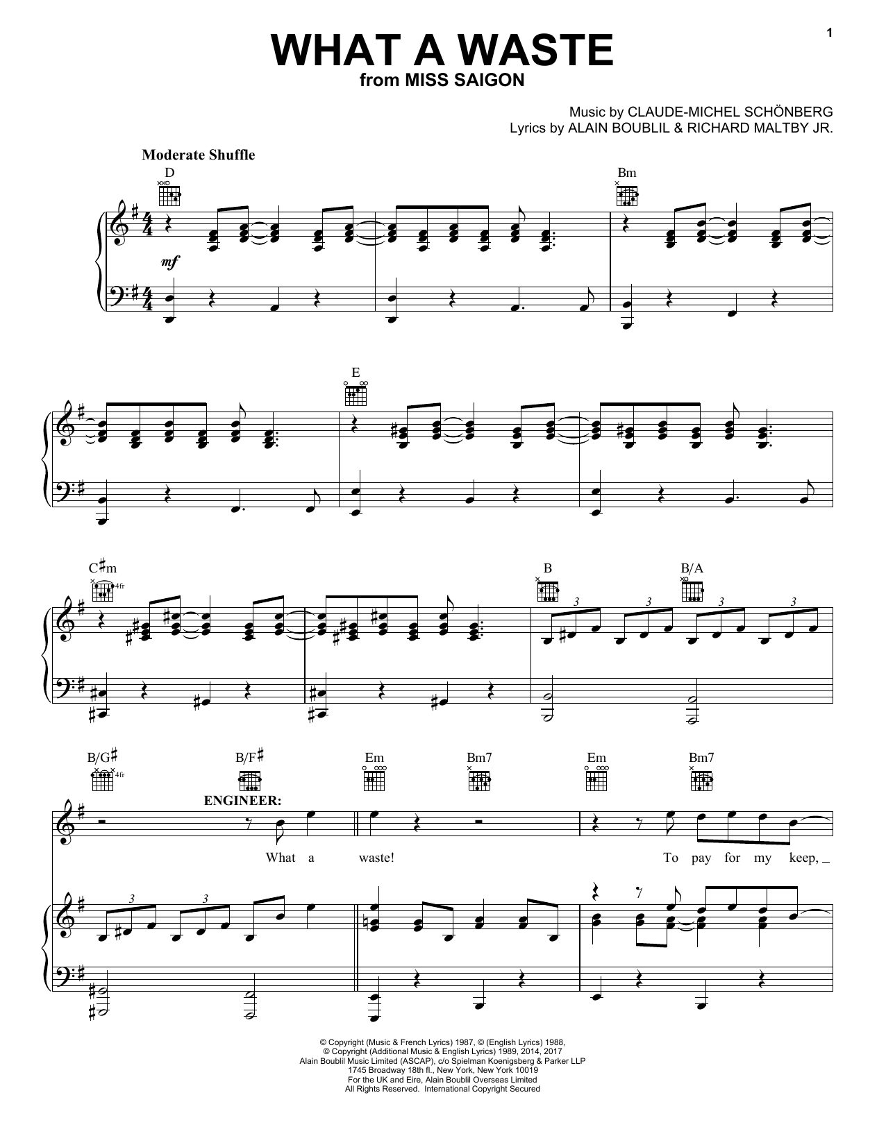 Produktbild zu: What A Waste (from Miss Saigon)