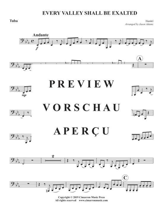 Produktgalerie: Seite 16 von 17 Every Valley Shall Be Exalted , , (Blechbläser Quintett)