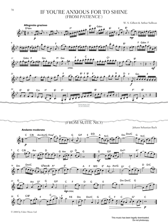 Product gallery: Page 1 of 1 Air On The G String, Johann Sebastian Bach