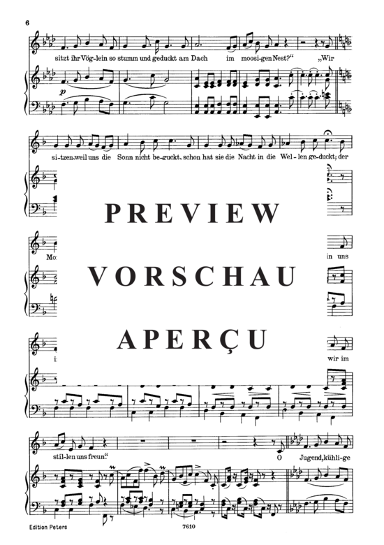 Product gallery: Page 4 of 5 Morgenlied D.685, , Low Voice and Piano