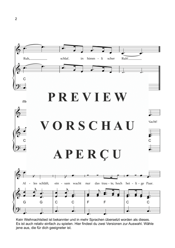 Product gallery: Page 3 of 4 Stille Nacht heilige Nacht, , Accordion and vocals
