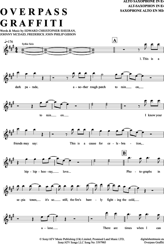 Product picture to: Overpass Graffiti Ed Sheeran