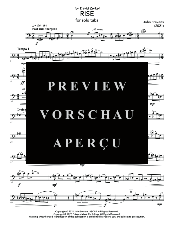 Product gallery: Page 5 of 7 RISE, , (Tuba Solo)